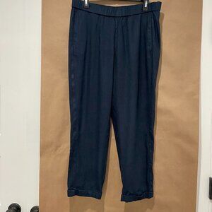 J.Jill Linen Blend Stretch Pull On Pant Size Medium Petite